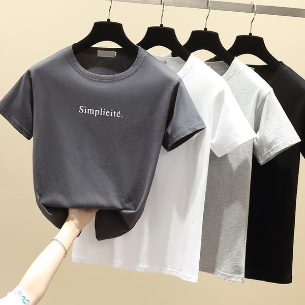 

women's t-shirt s-2xl new summer t shirt women elasticity t-shirt woman clothes slim tshirt female short sleeve crop womens y9fu, White