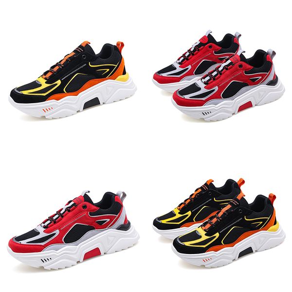 

sale gold yellow white black blue red color1 lace young mens man boy running shoes fluorescence low cut designer trainers sports sneakers