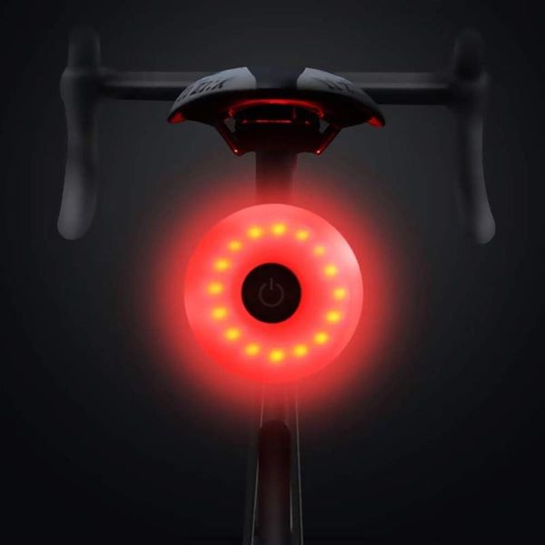

bike accessories bicycle rear usb rechargeable led compact light 5 modes mtb power bank for lights