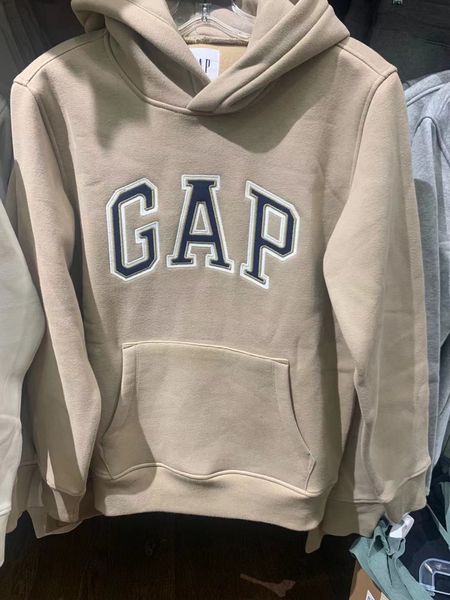 

luxury factory outlet brand hoodie gap men's and women's carbon soft ground fleece 2021 autumn new couple sports sweater 791339 af, Black