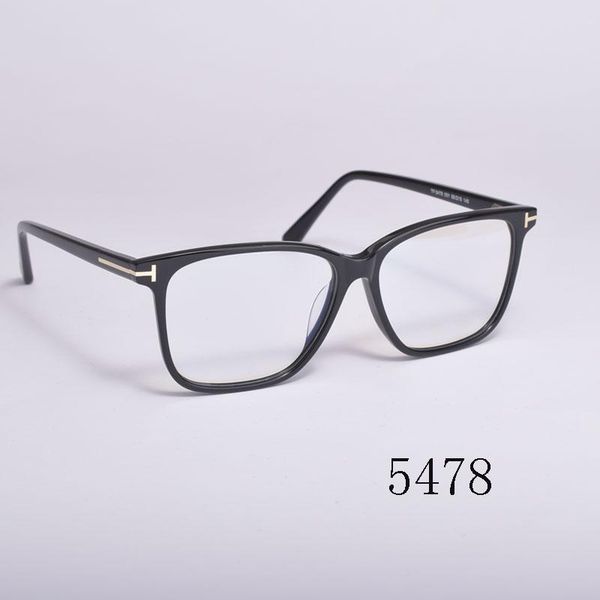 

fashion sunglasses frames vintage tom for man optical eyeglasses forde square acetate women reading myopia prescription glasses tf5478, Black