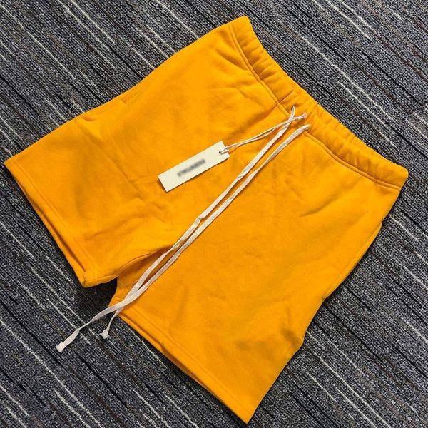 

men's shorts summer street casual man solid color knitted with pockets bermudas beach gym short brand male clothing, White;black