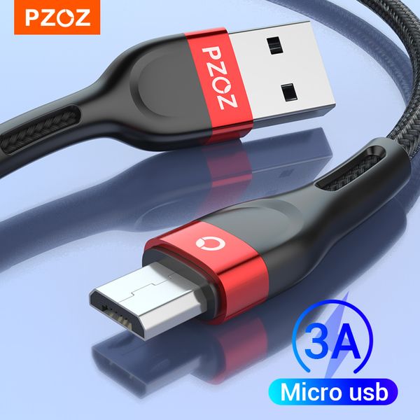 Cavo micro USB Ricarica rapida Cavo microusb 3A Per Samsung S7 Xiaomi Redmi Note 5 Pro Cavo per telefono Android Caricatore micro usb