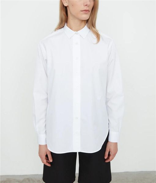 

women's blouses & shirts women shirt classic nordic explosive temperament fashion all-match long sleeve round neck, White