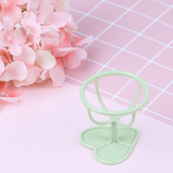 

2pcs makeup sponge holder cosmetic puff stand drying with heart shape base metal make up organizer maquiagem eyebrow tools & stencils