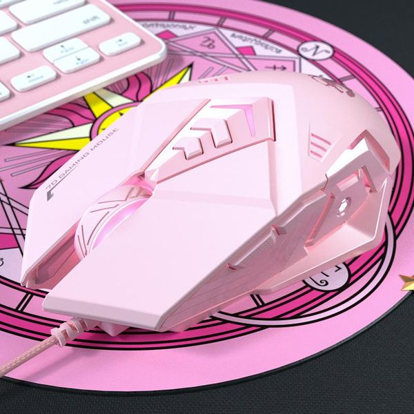 

wireless gaming mouse ergonomic 7 button led 2400dpi rechargeable computer gamer mice silent mute mause with backlight pc laptop