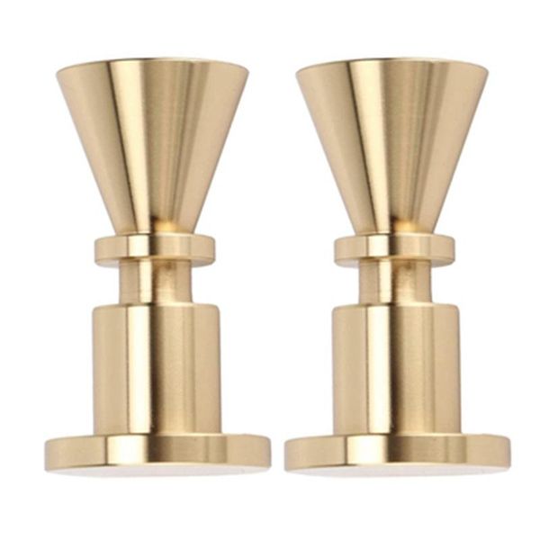 

hooks & rails 2 pcs coat hook towel wall mounted gold brass for hanging bedroom bathroom install furniture hardware