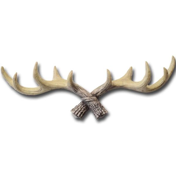

hooks & rails american retro antlers decorative wall hangings coat rack creative clothing store hallway entrance key hook