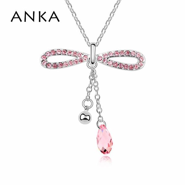 

pendant necklaces crystal rhinestone necklace for women female birthday gifts brand crystals from austria #99197, Silver