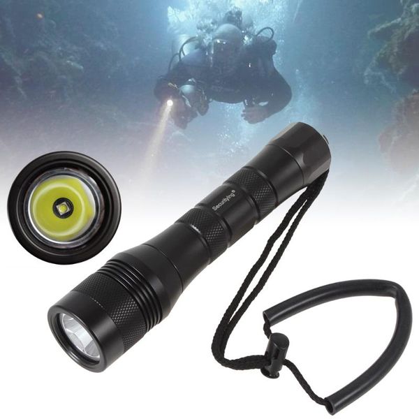 

flashlights torches led diving wide 120 degrees beam angle scuba pography video light 1050lm 150m xm-l2 u4 underwater torch