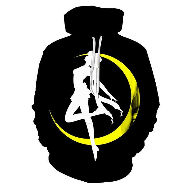 

men's hoodies & sweatshirts 2021 spring, autumn and winter fashion 3d printed women's hooded sweaters to keep warm, Black