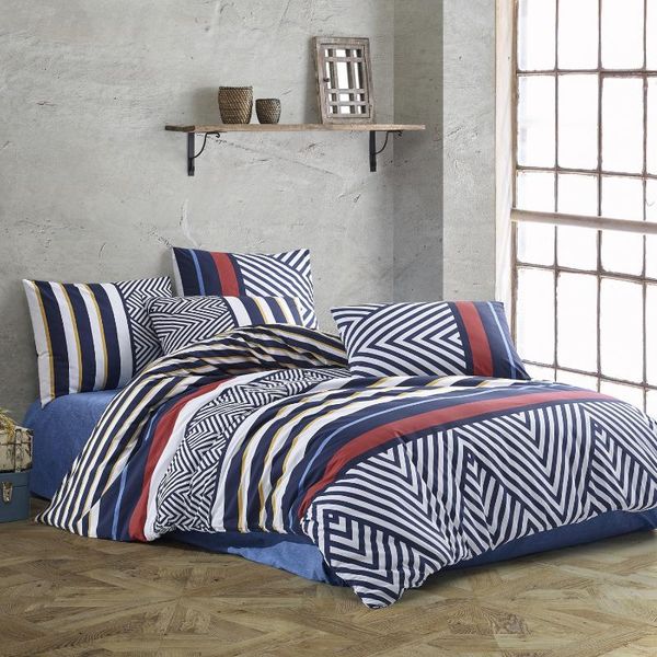 

la maison de cecile college 100 cotton double duvet cover set blue bedding sets