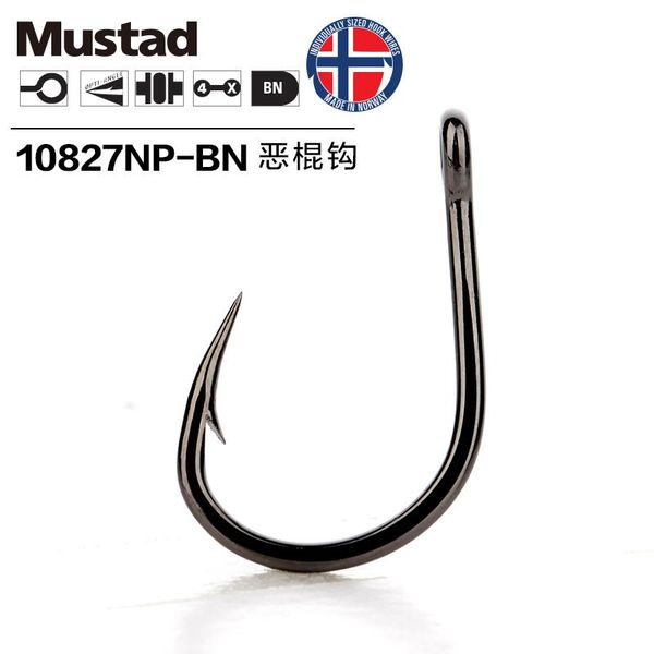 

mustad hooks deep ocean fishing 10827np# 4x strong hook live bait barbed iron board jig pesca anzol
