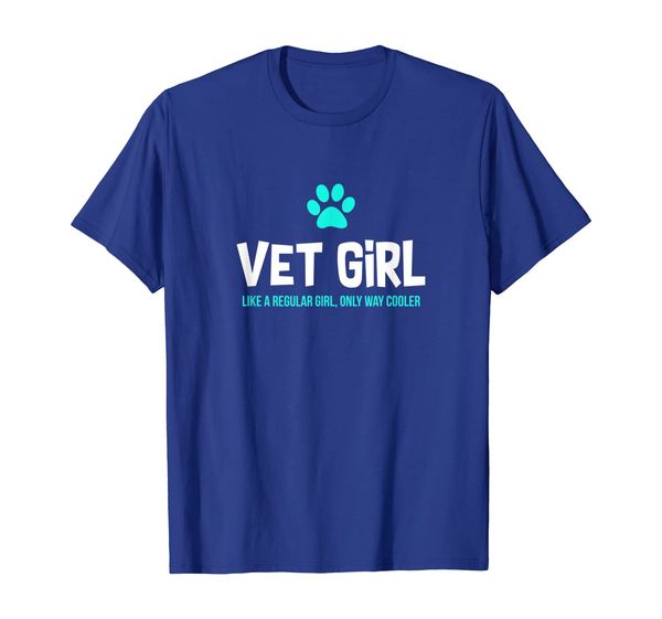 

vet girl shirt, funny cute veterinarian gift, White;black