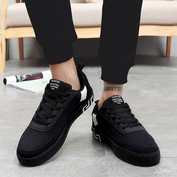 

2023 men women couple canva shoes flat shoes black red autumn walking designer mens womens casual shoes