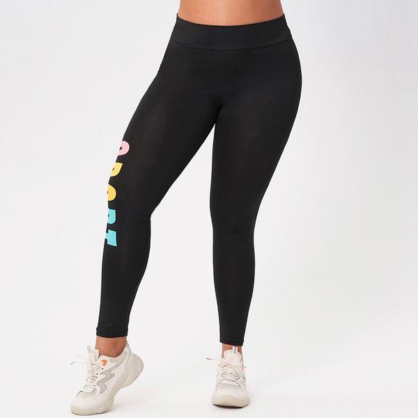 

women's leggings summer women trousers 2021 black letter printing pencil pants ripped skinny high waist maxi loose sports casual long l