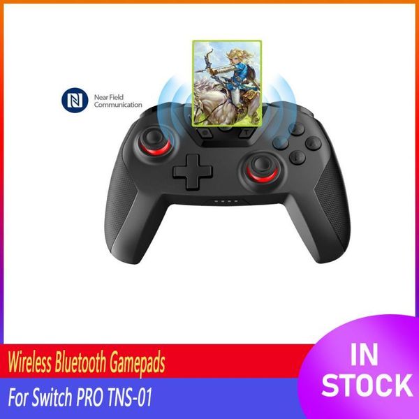 1pc Wireless Bluetooth Hand Hand Switch Support Wakeup One-Key con funzione NFC per i controller di accessori per giochi per computer Pro PC Joysticks