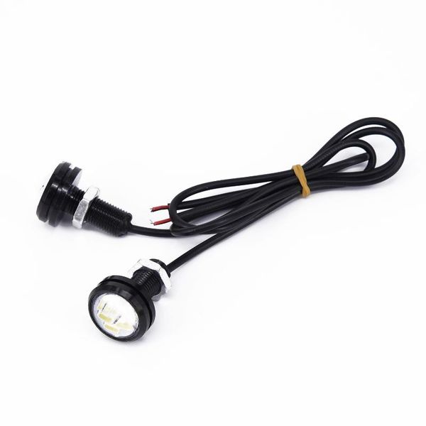 

emergency lights 4pcs 12v 15w white eagle eye led car auto drl daytime running backup reversing parking signal automobiles lamps