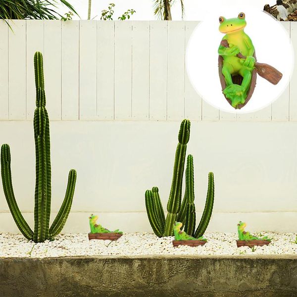 

decorative objects & figurines 1pc chic frogs ornament resin decoration tabledecor for home