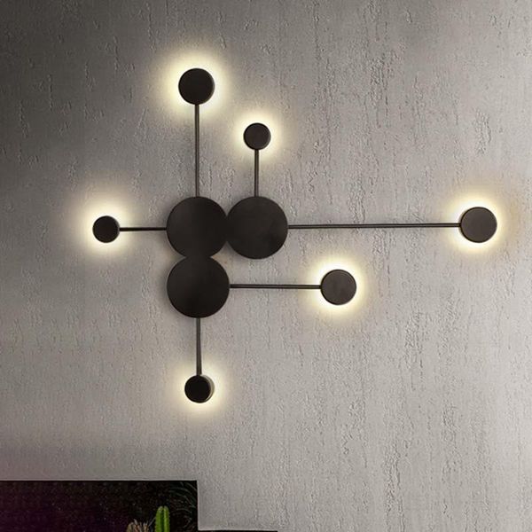 

wall lamp nordic minimalist modern geometric led sconces for bedroom living room corrior stairs art decor lighting fixture