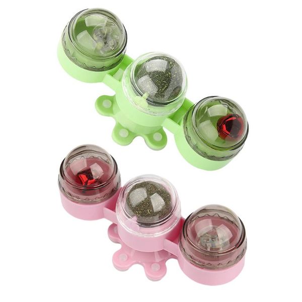 

cat toys 2pcs pet electric rotation molar interactive supplies