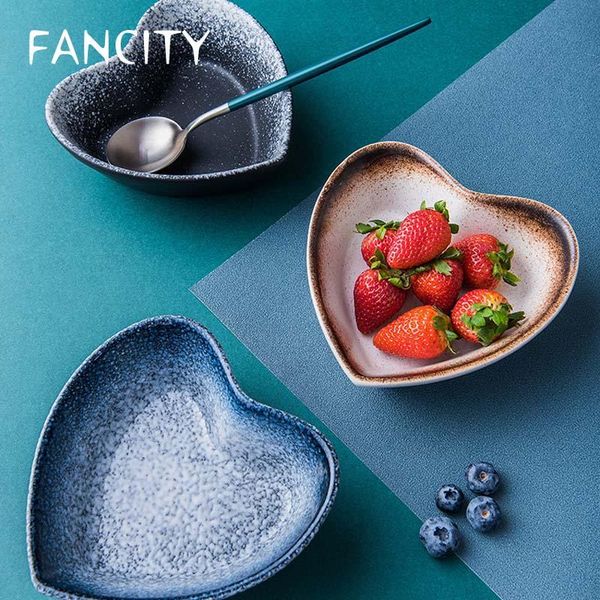 

bowls fancity salad bowl creative japanese ceramic fruit breakfast single cereal tableware small cute strawbe