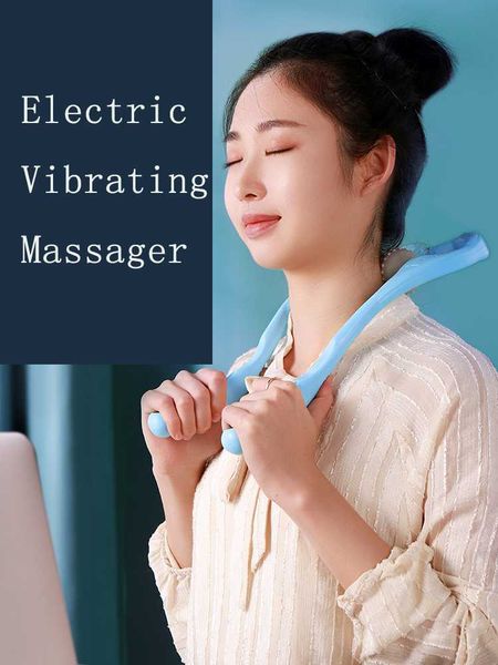 

full body massager electric neck massage device cervical for 3 gears vibrating stick usb shoulder leg head waist relax