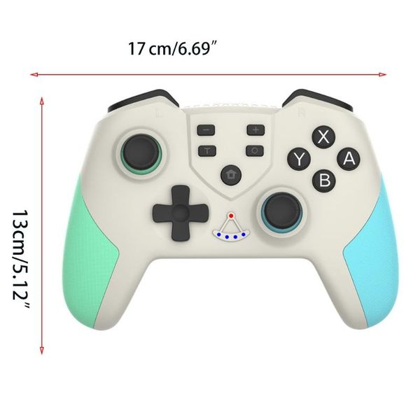 

game controllers & joysticks for switch/ switch lite bluetooth-compatible connection comfortable grip six-axis gyroscope macro programming b
