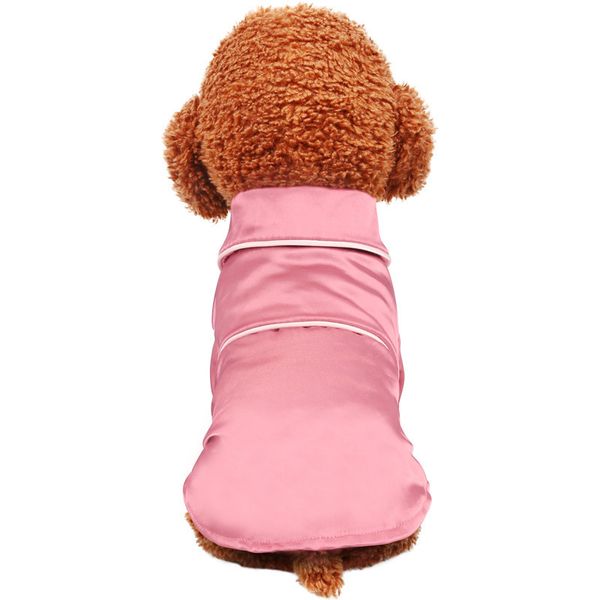 

pet cloth spring and summer pajamas straight teddy bomei silk bathrobe dog