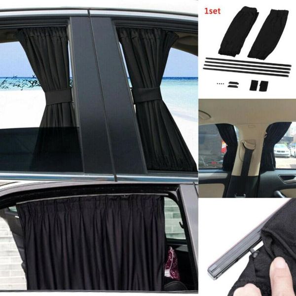 

car sunshade 2pcs/set auto windows curtain sun visor blinds cover side window curtains