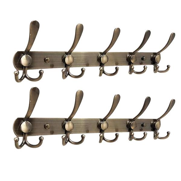 

hooks & rails 2pcs/set scarves 45cm easy install space aluminum multifunction coat door back bedroom home hats office wall mounted el