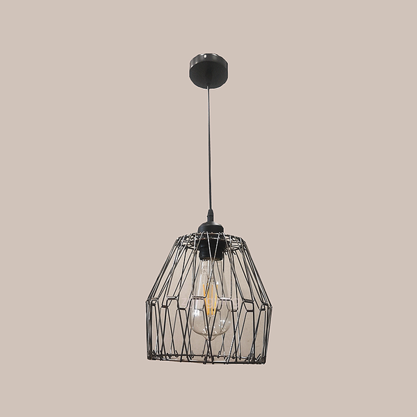 

pendant lamps vintage retro iron square ceiling light lamp cozy decor for bedroom corridor black/rose gold 220v loft without bulb
