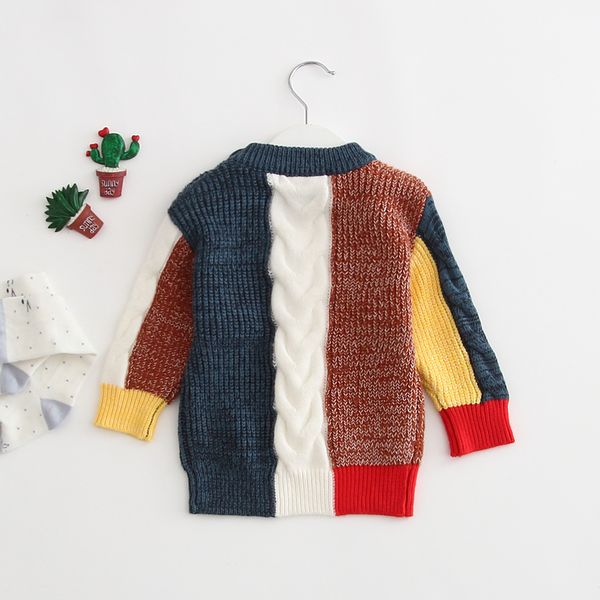 

baby girl boy knitted sweaters newborn christmas knit sweater for infant kids boys girls autumn winter clothes jumper knitwear, Blue