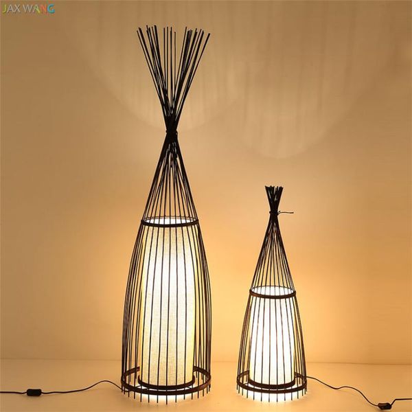 

floor lamps jw_southeast asia japanese lantern handmade bamboo solid standing lights for living room study bedroom teahouse club