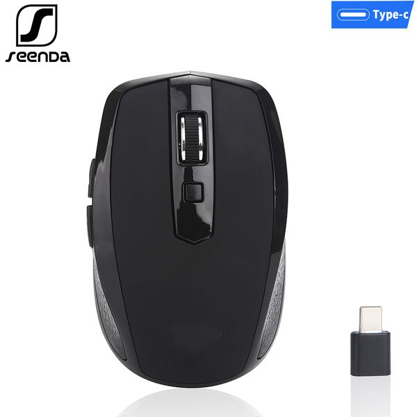 Seenda 2.4GHZ USB беспроводной MacBook Hromebook Type Devices Game Silent Mouse ноутбук PC Ergonomic Mice