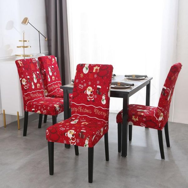 

chair covers modern home textile stretch siamese slipcover cover printed christmas