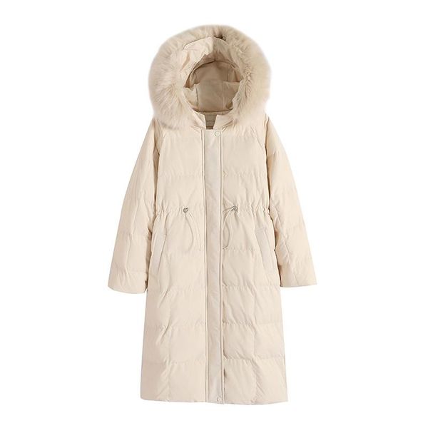 

women's down & parkas women coats and jackets winter autumn hooded ladied long korean style coat famale casaco feminino sqq220, Black
