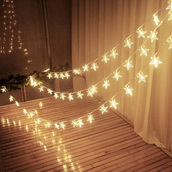 

strings 2.5m 20 led star light string twinkle garlands usb home christmas year lamp holiday party wedding decorative fairy lights