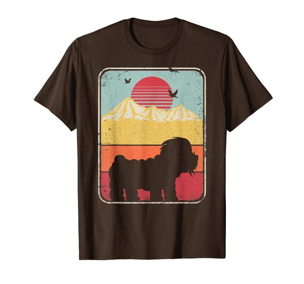 

shih tzu shirt. retro style t-shirt, White;black