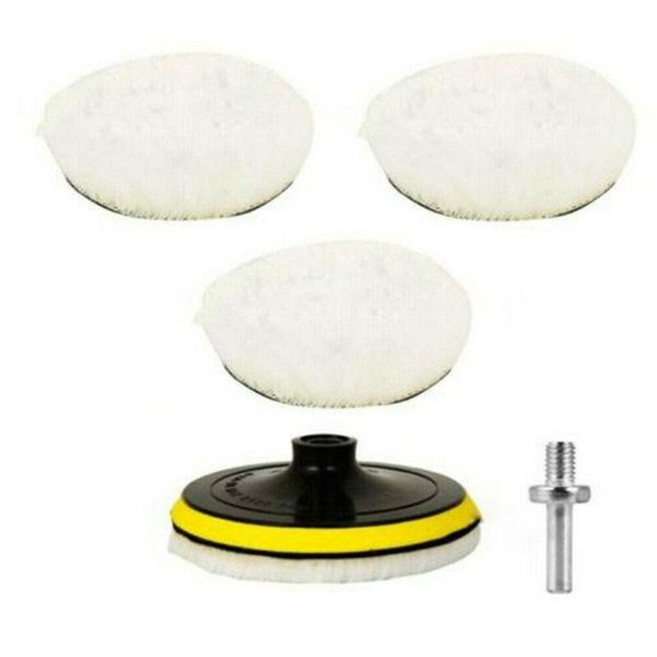 

inch car polishing disc self-adhesive waxing set sponge wheel wool