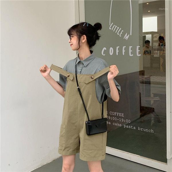 

summer style college backpack shorts for female students women's, White;black