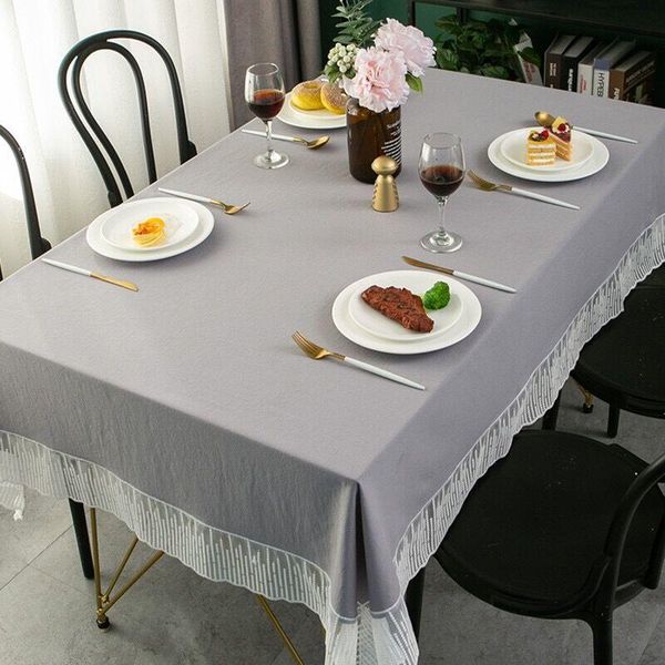 

table cloth 4color customizable linen cotton tablecloth christmas for wedding banquet washable cover textiles home decor