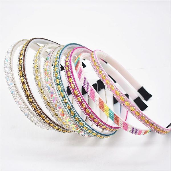 

girl's cute hairband bow elastic soft pure color hairdress1, Slivery;white