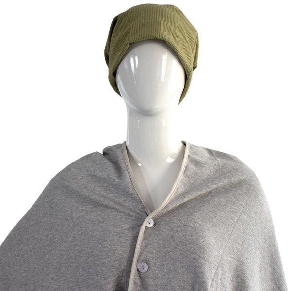 

hats, scarves & gloves sets emf poncho shawl,emf wrap blanket, Blue;gray