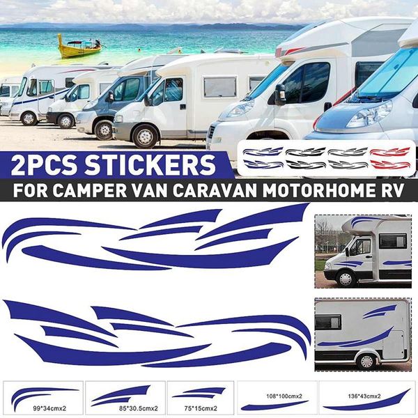 

motorhome universal body sticker diy graphices decal decoration for caravan trailer atv parts