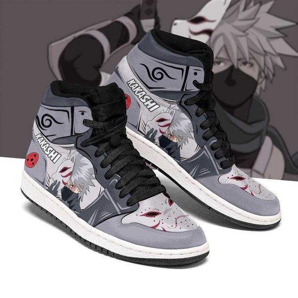 

kakashi sneakers naruto anbu anime custom sho