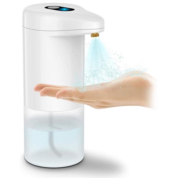 

liquid soap dispenser automatic gel dispenser, 2 in 1 auto sensor touchless sprayer bottles hand-ipx6 300ml/10.15oz
