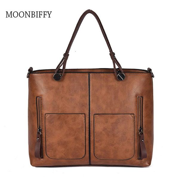 

duffel bags women's pu leather bag for shoulder carry elegant retro female's handbag suitable work dating shopping