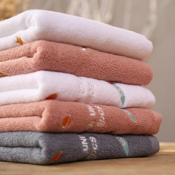 

towel pure cotton soft face wash home couple star embroidery daily with plain color for women gift men baby