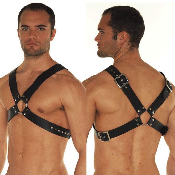 

bras sets product leather belly band men's corset man harness lingerie, Red;black